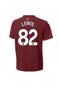 Manchester City Rico Lewis #82 Voetbaltruitje 3e tenue 2024-25 Korte Mouw